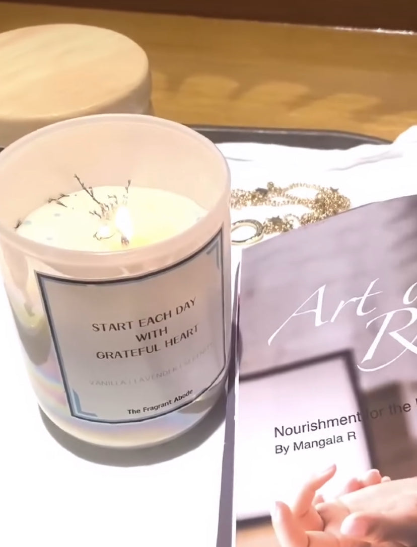 Grateful Heart - Vanilla & Lavender Soy Candle