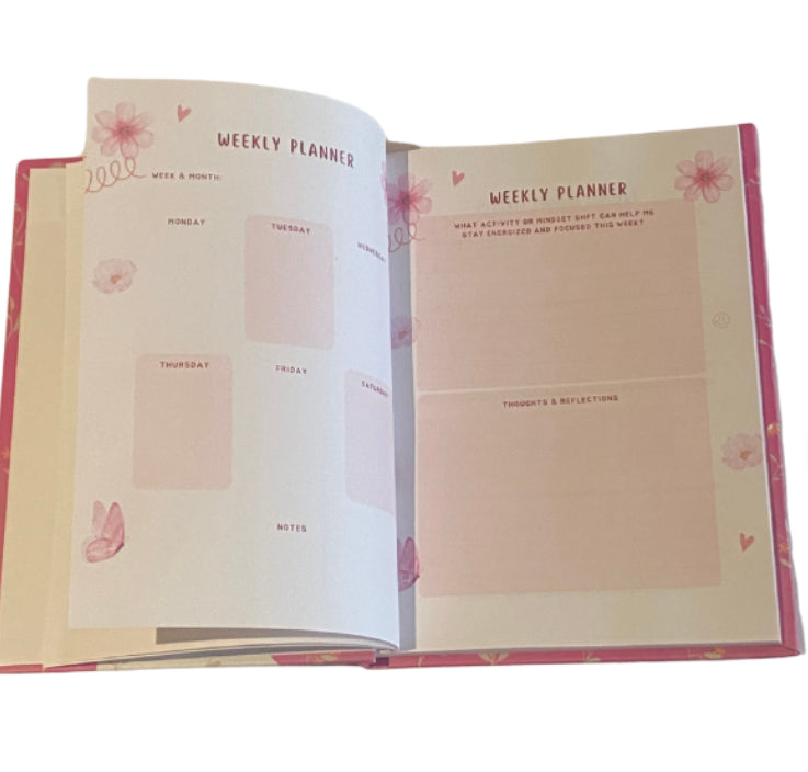 Plan Bloom Repeat - Guided Self Growth Journal